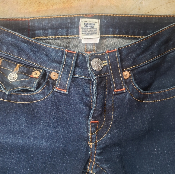 True Religion Julie Jean's Dark Denim Sz 24 - Picture 4 of 4